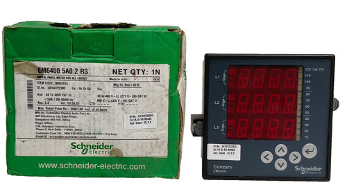 New schneider em6400 conzerv - new,